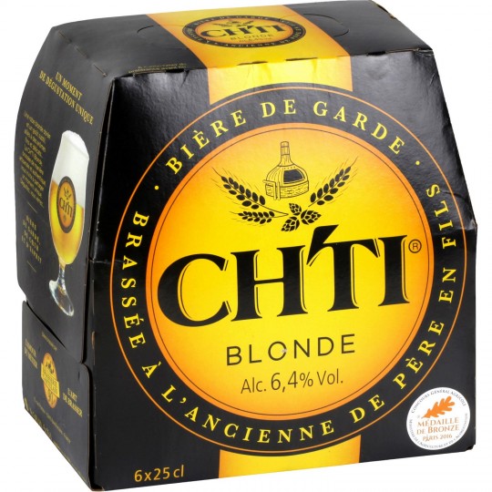 Biere Blonde Du Chti 6x25cl